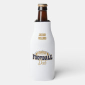 Schattige voetbal vader flesjeskoeler (Fles Voorkant)