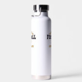 Schattige Voetbal Vader Waterfles (Rechts)