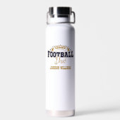 Schattige Voetbal Vader Waterfles (Achterkant)