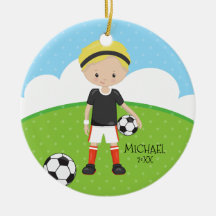 Schattige Voetbalspeler Gepersonaliseerd Gedateerd