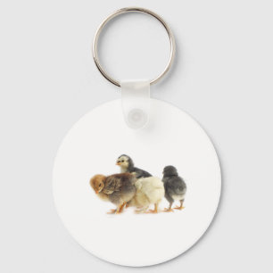 schattige vogel sleutelhanger