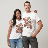 Schattige vogelbekstapel t-shirt (Unisex)