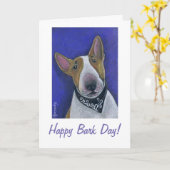 Schattige vogeldag Kaart (Gele Bloem)