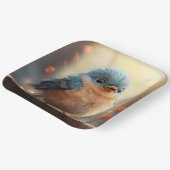 Schattige vogelpapier bord (Gebogen)