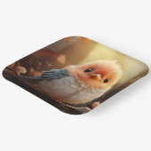 Schattige vogelpapier bord (Gebogen)