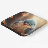 Schattige vogelpapier bord (Gebogen)