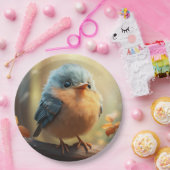 Schattige vogelpapier bord (Feest)