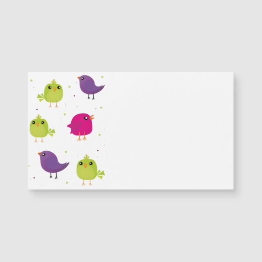 Schattige vogelpatroon (Voorkant)
