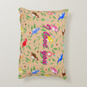 Schattige vogelpatroon accentkussen accent kussen (Achterkant (Verticaal))