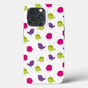 Schattige vogelpatroon Case-Mate iPhone case