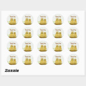 Schattige Vogels Bedanken Ronde Sticker (Vel)
