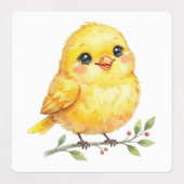 Schattige Vogels Labels (Design 1)