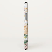 Schattige vogeltje en kleurrijke bloemen Case-Mate iPhone case (Achterkant / rechts)