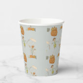 Schattige vogelverschrikker Halloween Bash Papieren Bekers (Links)