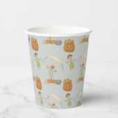 Schattige vogelverschrikker Halloween Bash Papieren Bekers (Voorkant)