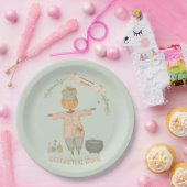 Schattige vogelverschrikker Halloween Bash Papieren Bordje (Feest)