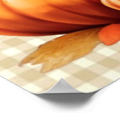 Schattige vogelverschrikker-Poster Poster (Hoek)