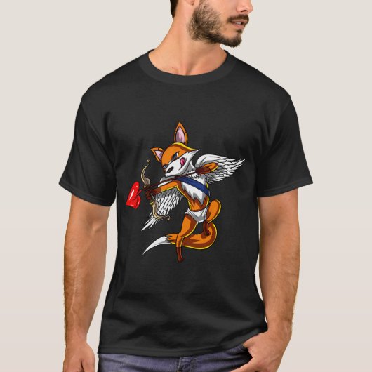 Schattige Vos Cupido T-shirt (Voorkant)