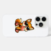 Schattige Vos Die Ijs Eet Met Zonnebril Case-Mate iPhone Case (Achterkant (horizontaal))
