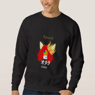 Schattige Vos Foxy Koningin Otaku Trui