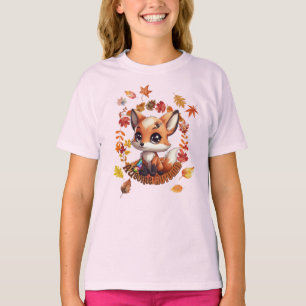 Schattige Vos “Geweldige Herfst” – Herfst Autisme T-shirt