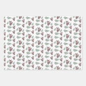 Schattige Vos Herfst Herfstgroen Inpakpapier Vel (Voorkant)
