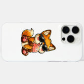Schattige Vos Ijs Eet Met Zonnebril Case-Mate iPhone Case (Achterkant (horizontaal))