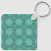 Schattige Vos met Bloemen Gepersonaliseerde Naam Sleutelhanger (Achterkant)