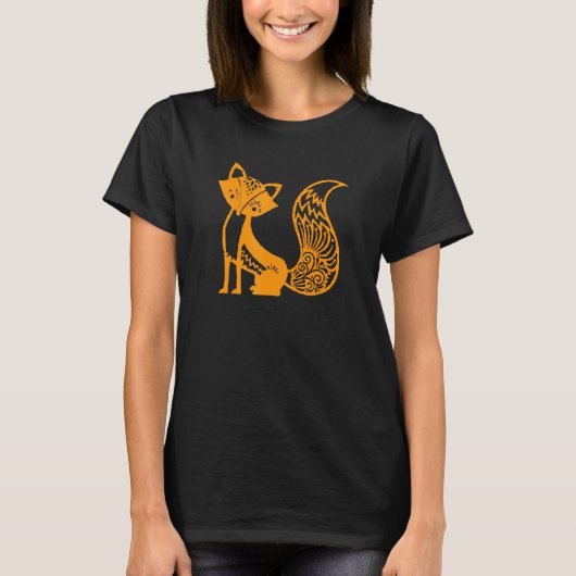 Schattige Vos T-shirt (Voorkant)