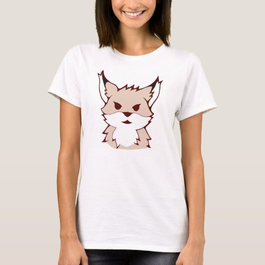schattige vos t-shirt (Voorkant)