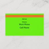 schattige vos visitekaartje (Achterkant)