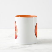 Schattige vosliefhebbers voegen monogram toe mok (Midden)