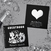 Schattige vossenpaar | Las Vegas Wedding Silver Gastenboek