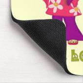 Schattige vrede, liefde en pugs Mousepad Muismat (Hoek)