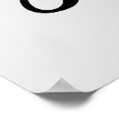 schattige vredesliefde lippenstift make - up art poster (Hoek)