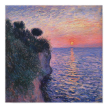 Schattige Vreedzame Zonsondergang Kunstwerk Appart