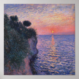 Schattige Vreedzame Zonsondergang Kunstwerk Appart Poster