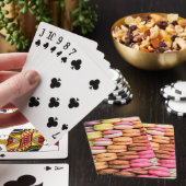 Schattige Vreemde Macarons Pokerkaarten (Insitu)