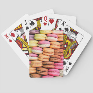 Schattige Vreemde Macarons Pokerkaarten