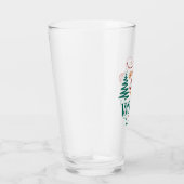 Schattige 'Vreugde aan de Wereld' Kerst Glas (Rechts)
