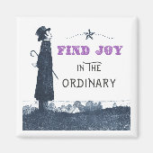 Schattige Vreugde vinden in het Gewone Magneet (Voorkant)