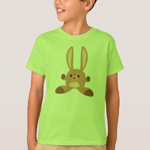 Schattige Vriendelijk Cartoon Konijn Kinderen T-sh T-shirt