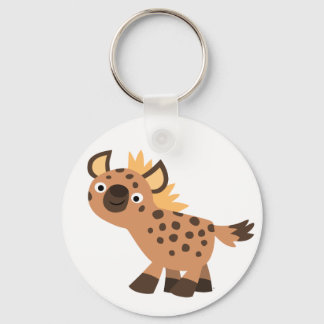 Schattige Vriendelijke Cartoon Hyena Sleutelhanger