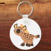 Schattige Vriendelijke Cartoon Hyena Sleutelhanger (Voorkant)