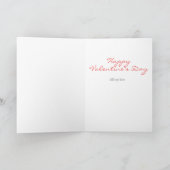 Schattige Vriendin Penguin Balloon Valentijnsdag Kaart (Binnen)