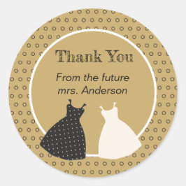 Schattige Vrijgezellenfeest Illustratie Sticker