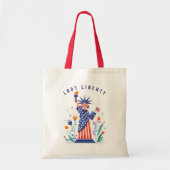 Schattige Vrijheidsbeeld NYC Tote Bag (Voorkant)