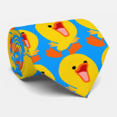 Schattige vrolijk Cartoon eendje Stropdas (Opgerold)