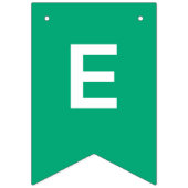 Schattige vrolijk kerstfeest alligator santa xmas  vlaggetjes (Tweede vlag)