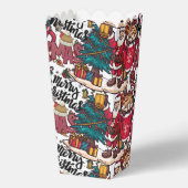 Schattige vrolijk kerstfeest – feestelijk bedankdoosjes (Achterkant)